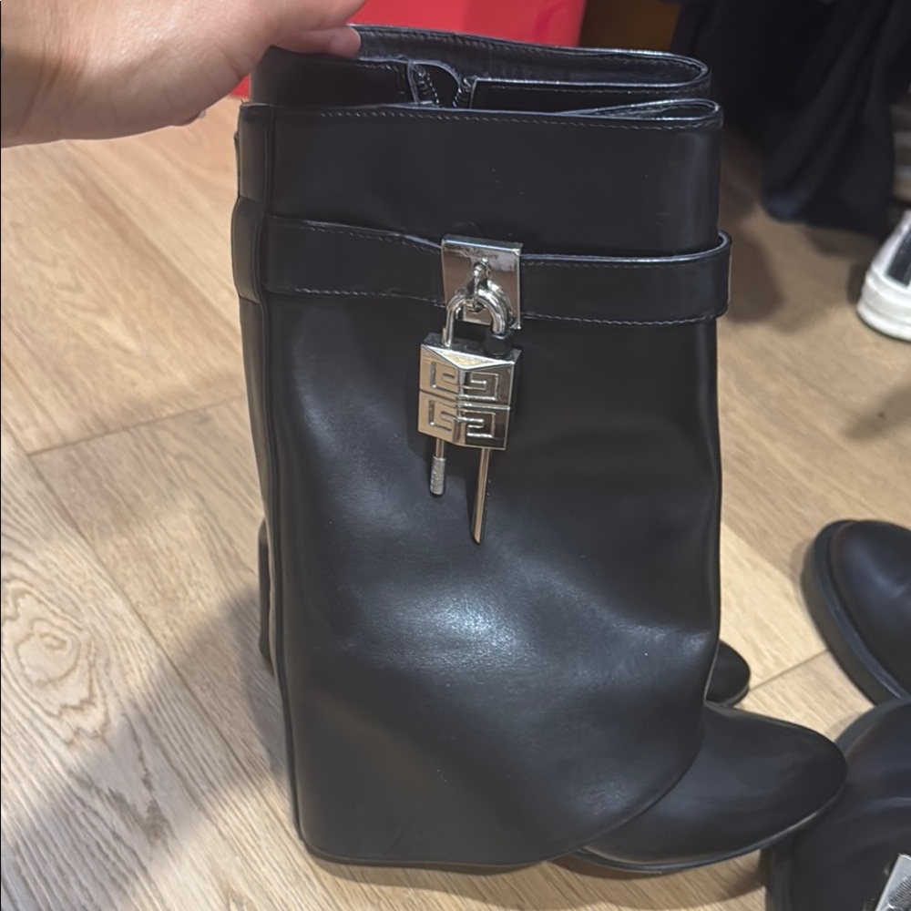 Givenchy Black Leather Boots